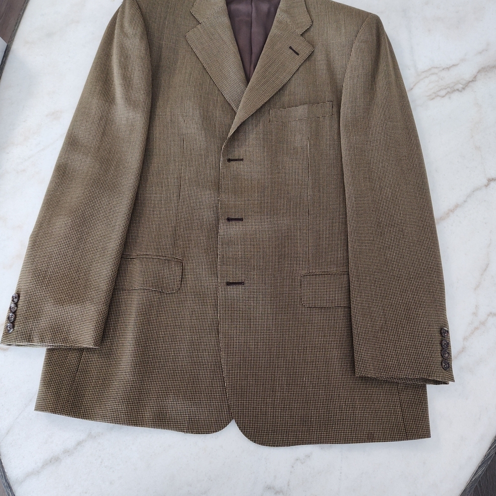 Vintage Ermenegildo Zegna Tan Blazer